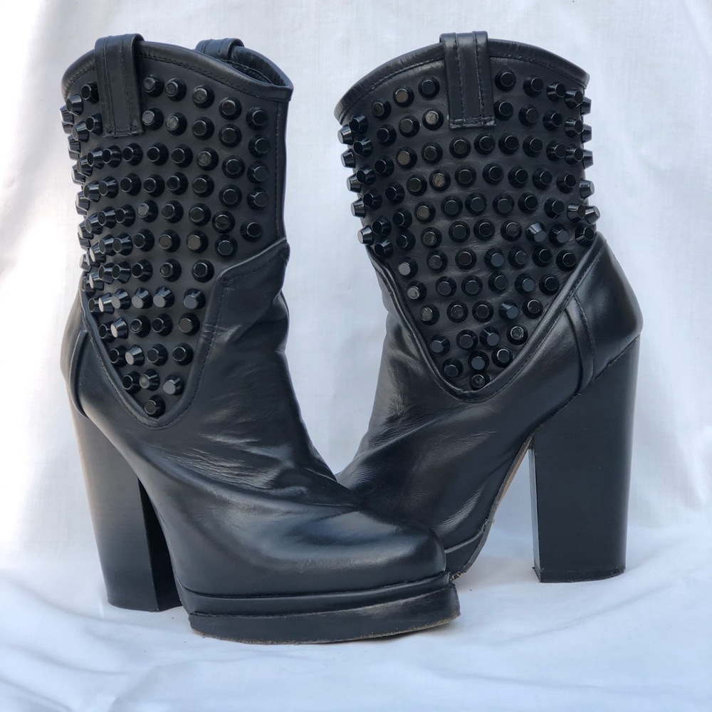 Jeffrey Campbell Leather Boots🖤